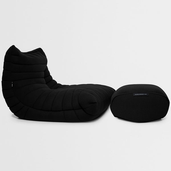 Acoustic Sofa Black Sapphire Innedørs saccosekk