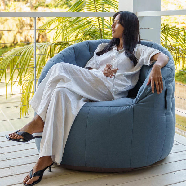 Butterfly Sofa Atlantic Denim Utendørs saccosekk