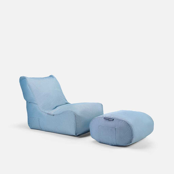Evolution Sofa Blue Sky Eclipse Utendørs saccosekk