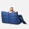Twin Couch Modulsofa Blue Jazz Innedørs saccosekk