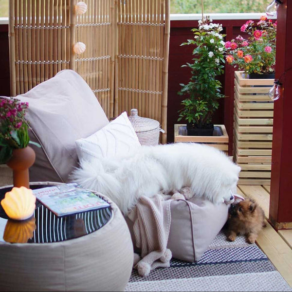 Versa Table Maldives Gray Utendørs saccosekk