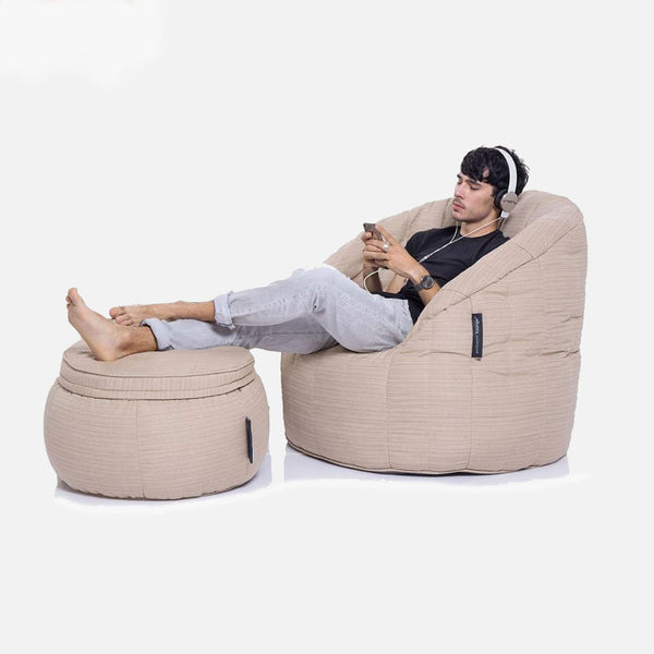 Butterfly Sofa Mudhoney Dune (Sunbrella) Utendørs saccosekk