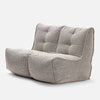 Twin Couch Modulsofa Eco Weave Innedørs saccosekk