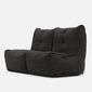 Twin Couch Modulsofa Black Sapphire