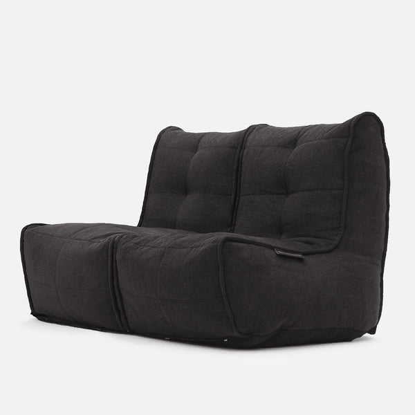 Twin Couch Modulsofa Black Sapphire Innedørs saccosekk