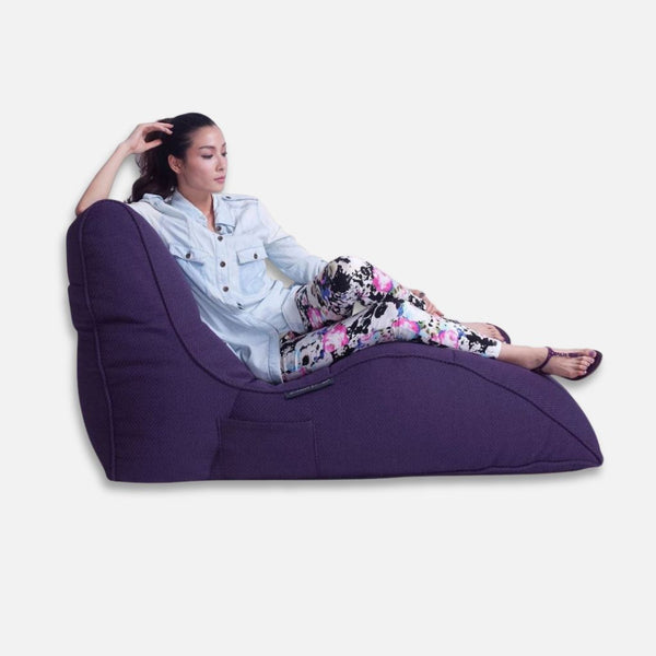 Avatar Lounger Aubergine Dream Innedørs saccosekk