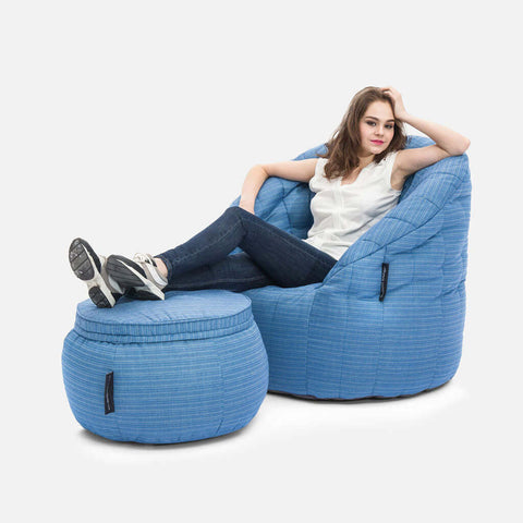 Butterfly Chaise Sett Oceana