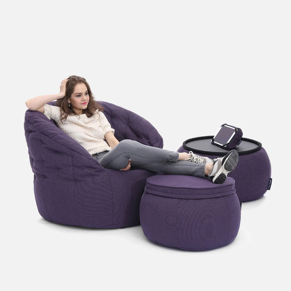 Interiør Versa Table Aubergine Dream Innedørs saccosekk