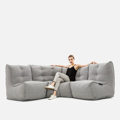 Mod 3 Cozy Corner Modulsofa Keystone Gray