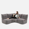 Mod 3 Cozy Corner Modulsofa Luscious Gray Innedørs modulsofa