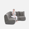 Mod 3 Cozy Corner Modulsofa Luscious Gray Innedørs modulsofa