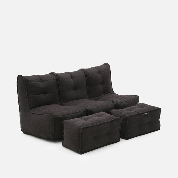 Mod 3 Movie Couch Modulsofa Black Sapphire Innedørs modulsofa