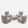 Mod 4 Quad Couch Modulsofa Eco Weave Innedørs modulsofa