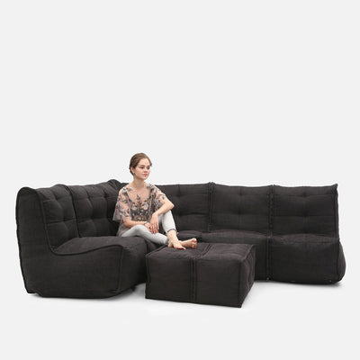 Mod 5 Living Lounge Modulsofa Black Sapphire