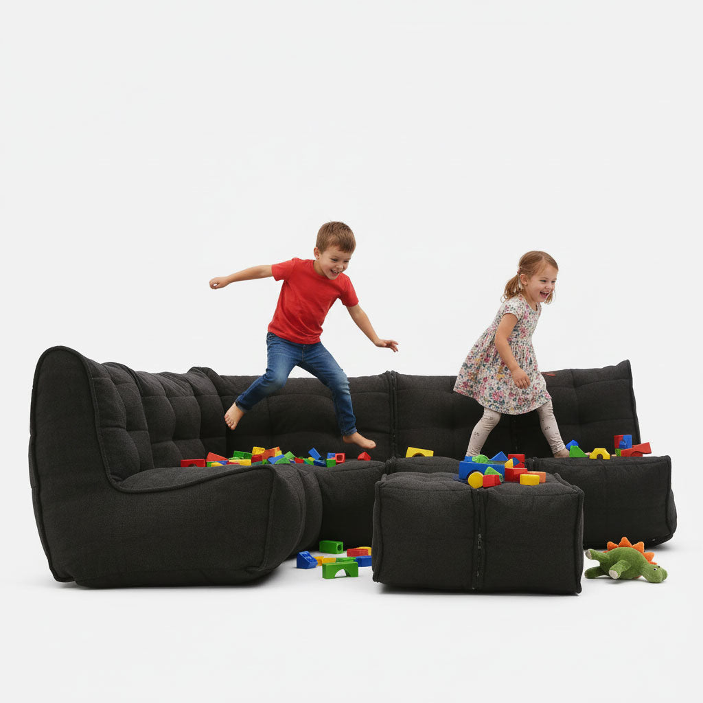 Mod 5 Living Lounge Modulsofa Black Sapphire Innedørs modulsofa