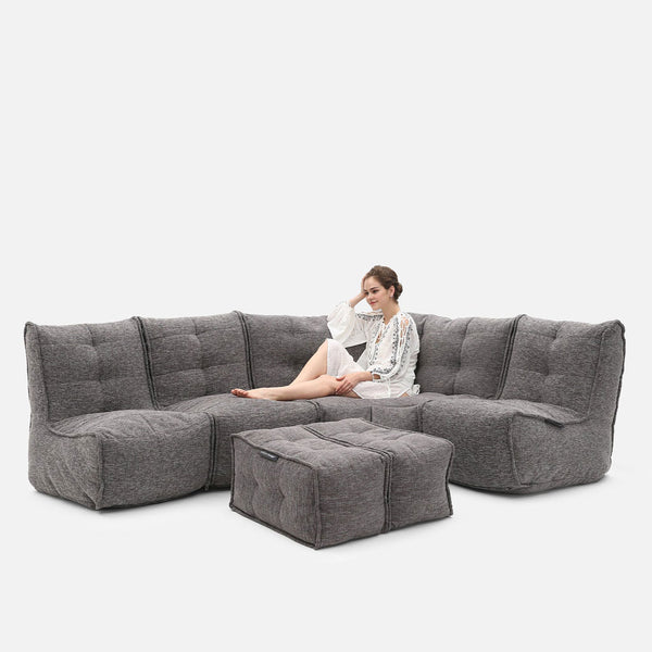 Mod 5 Living Lounge Modulsofa Luscious Gray Innedørs modulsofa
