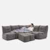Mod 5 Living Lounge Modulsofa Luscious Gray Innedørs modulsofa