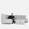 Mod 5 Living Lounge Modulsofa Silverline Utendørs modulsofa