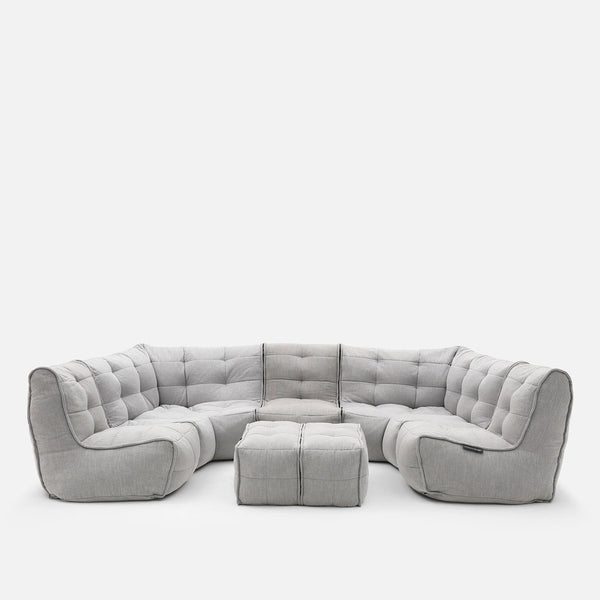 Mod 6 Lounge Max Modulsofa Keystone Gray Innedørs modulsofa