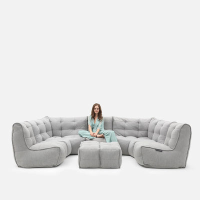 Mod 6 Lounge Max Modulsofa Keystone Gray