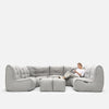 Mod 6 Lounge Max Modulsofa Keystone Gray Innedørs modulsofa