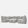 Mod 6 Lounge Max Modulsofa Keystone Gray Innedørs modulsofa