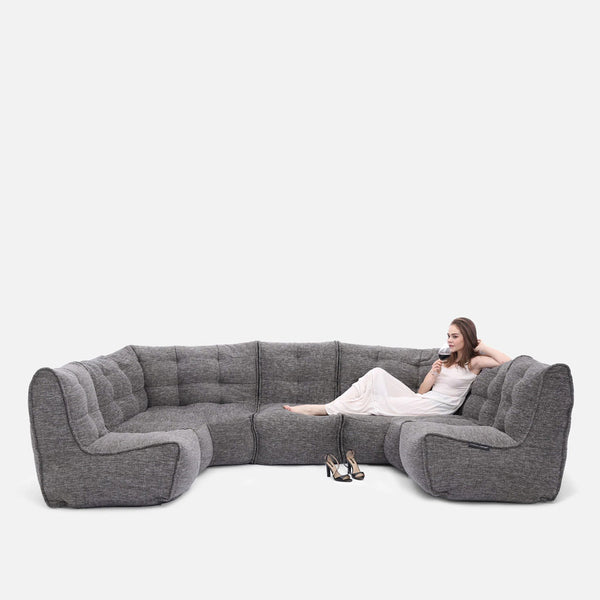 Mod 6 Lounge Max Modulsofa Luscious Gray Innedørs modulsofa