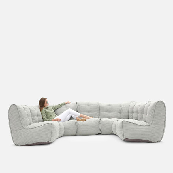 Mod 6 Lounge Max Modulsofa Silverline Utendørs modulsofa