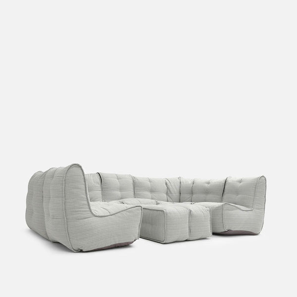 Mod 6 Lounge Max Modulsofa Silverline Utendørs modulsofa