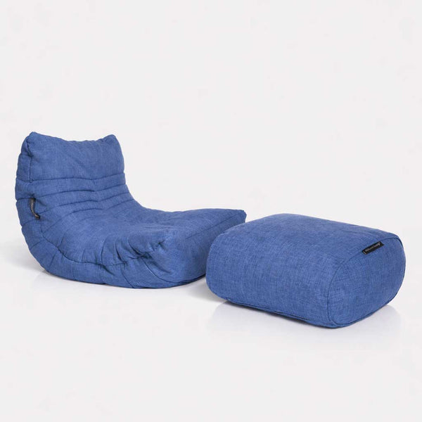 Ottoman Blue Jazz Innedørs saccosekk