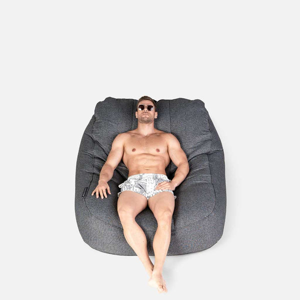 Satellite Twin Sofa Titanium Weave Utendørs saccosekk