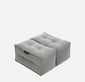 Twin Ottoman Modulsofa Keystone Gray
