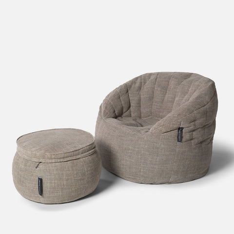 Butterfly Chaise Sett Eco Weave