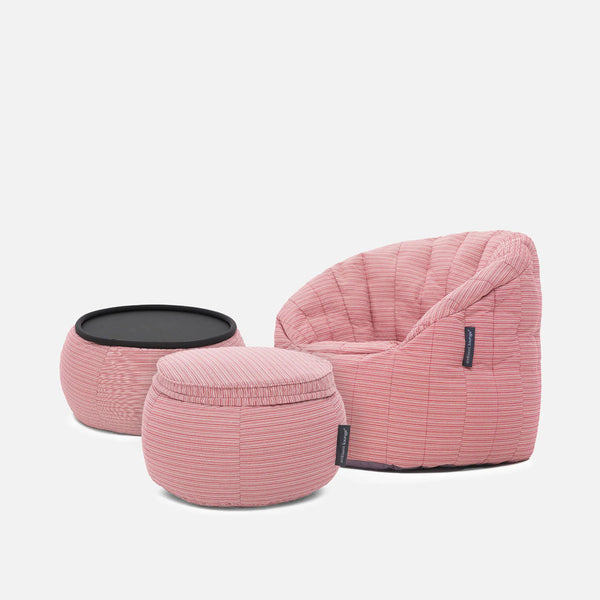 Versa Table Deluxe Raspberry Polo Utendørs saccosekk