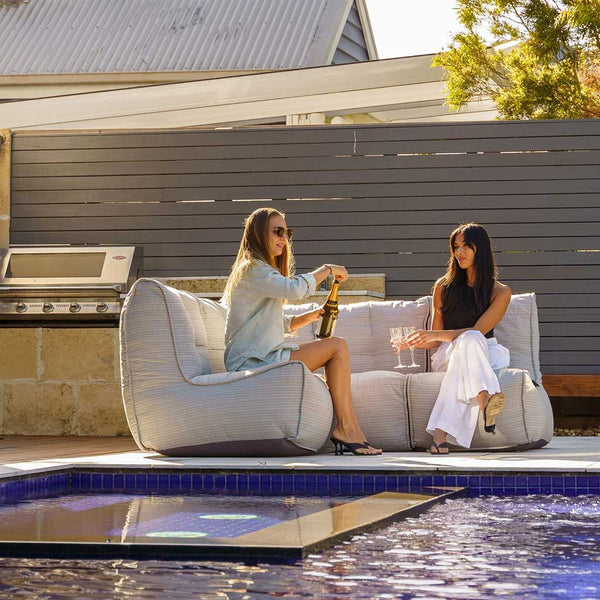 Mod 3 Cozy Corner Modulsofa Silverline Utendørs modulsofa