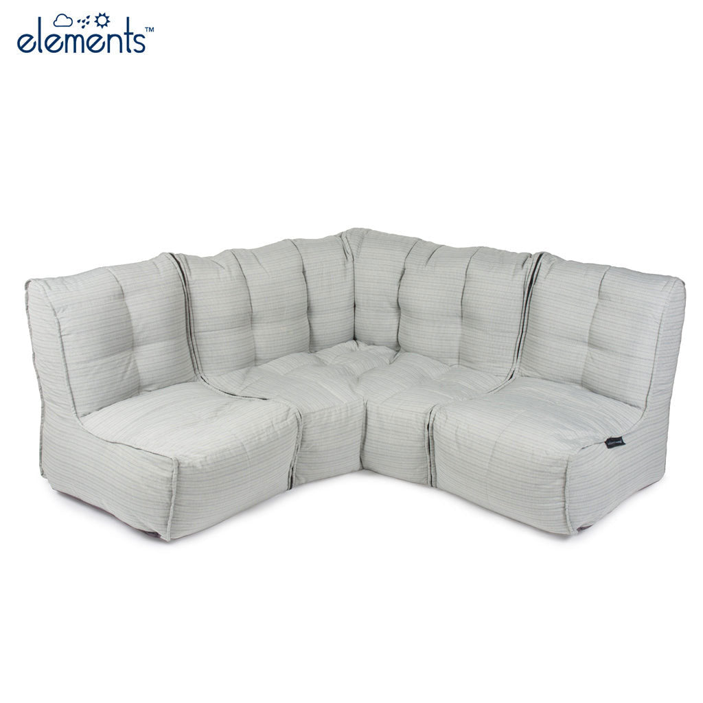 Mod 3 Cozy Corner Modulsofa Silverline