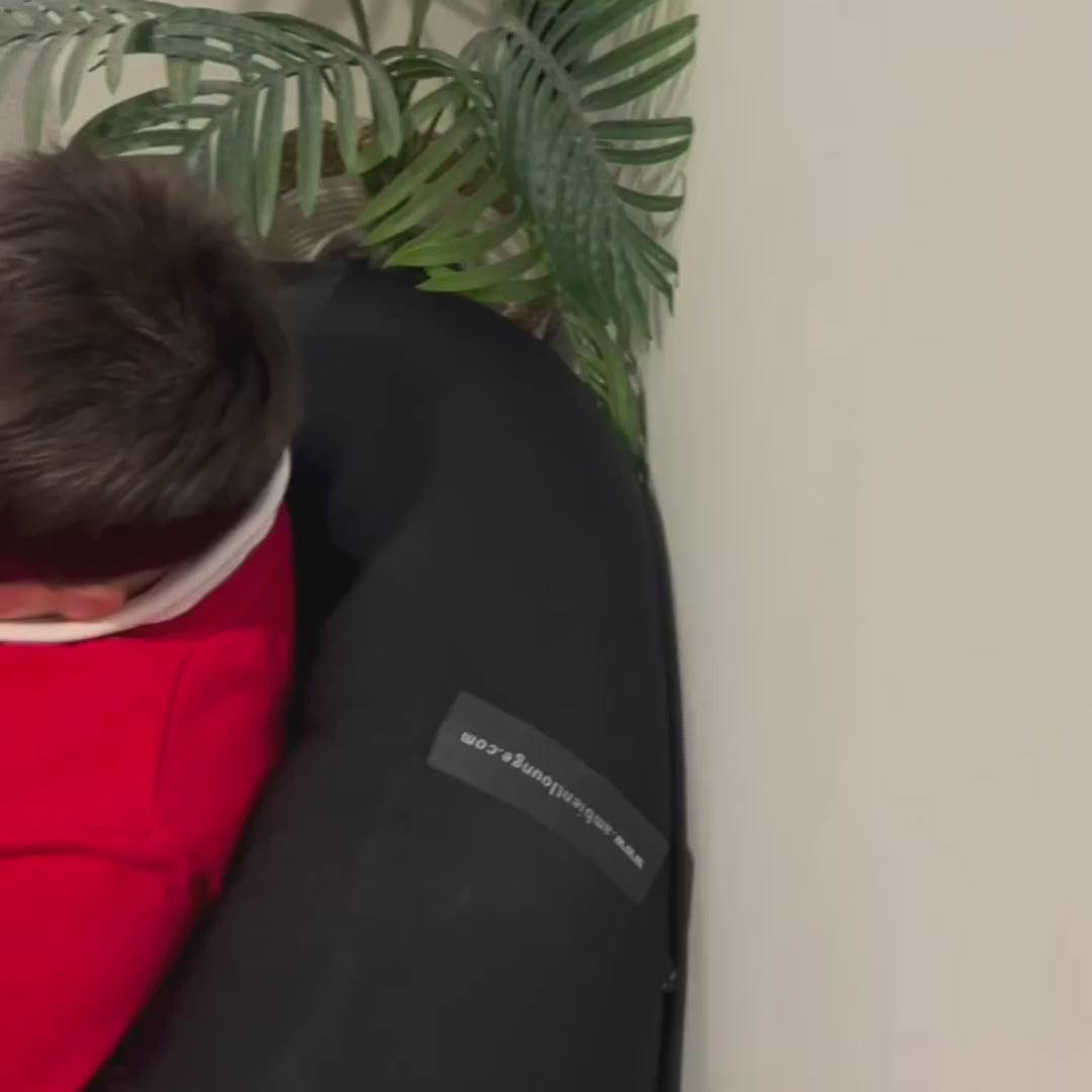 Space Pod Ballistic Black Innedørs saccosekk