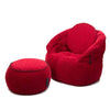 Wing Ottoman Wildberry Deluxe 4