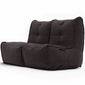 Twin Couch Modulsofa Black Sapphire