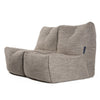 Twin Couch Modulsofa Eco Weave Sakkosekk Twin Couch 